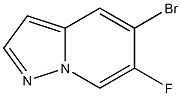 5-bromo-6-fluoropyrazolo[1,5-a]pyridine Struktur