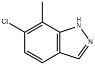 6-chloro-7-methyl-1H-indazole Struktur