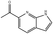 1-(1H-PYRROLO[2,3-B]PYRIDIN-6-YL)ETHANONE Struktur