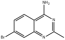 7-Bromo-2-methylquinazolin-4-amine Struktur