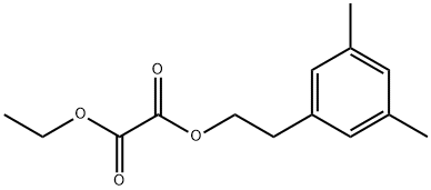 3,5-DIMETHYLPHENETHYL ETHYL OXALATE Struktur