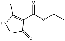 3-Methyl-5-oxo-2,5-dihydro-isoxazole-4-carboxylic acid ethyl ester Struktur