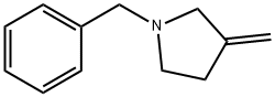 3-methylene-1-(phenylmethyl)pyrrolidine Struktur