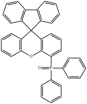 Diphenylspiro[9H-fluorene-9,9'-[9H]xanthen]-4'-ylphosphine oxide Struktur