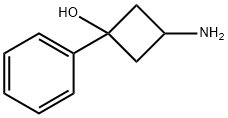 3-AMINO-1-PHENYLCYCLOBUTAN-1-OL HCL Struktur