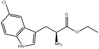 DL-5-ChloroTryptophan ethyl ester Struktur