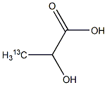 L-Lactic acid-3-13C Struktur