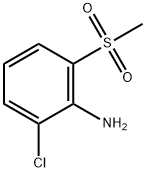 2-chloro-6-methanesulfonylaniline Struktur