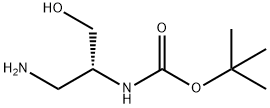 (R)-tert-butyl 1-amino-3-hydroxypropan-2-ylcarbamate hydrochloride Struktur