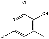 2,6-dichloro-4-methylpyridin-3-ol Struktur