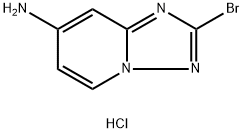 2-Bromo-[1,2,4]triazolo[1,5-a]pyridin-7-ylamine hydrochloride Struktur