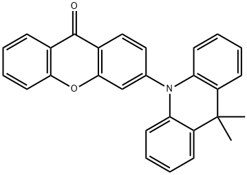 3-(9,9-dimethylacridin-10(9H )-yl)-9H -xanthen-9-one Struktur