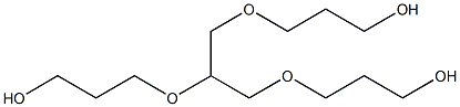 1-Propanol, 3,3',3''-[1,2,3-propanetriyltris(oxy)]tris- Struktur