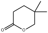 2H-Pyran-2-one, tetrahydro-5,5-dimethyl- Struktur