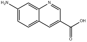 7-AMINOQUINOLINE-3-CARBOXYLIC ACID Struktur