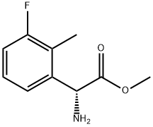 METHYL(2R)-2-AMINO-2-(3-FLUORO-2-METHYLPHENYL)ACETATE Struktur