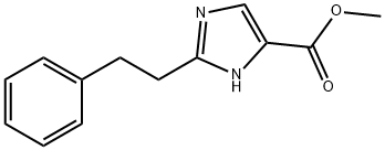 methyl 2-(2-phenylethyl)-1H-imidazole-4-carboxylate Struktur