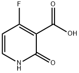 4-Fluoro-2-hydroxynicotinic acid Struktur