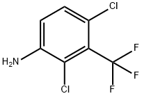 2,4-Dichloro-3-trifluoromethyl-phenylamine Struktur