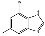 7-Bromo-5-iodo-1H-benzoimidazole Struktur