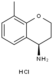 (4R)-8-METHYL-3,4-DIHYDRO-2H-1-BENZOPYRAN-4-AMINE HYDROCHLORIDE Struktur