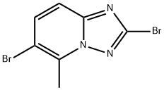 2,6-Dibromo-5-methyl-[1,2,4]triazolo[1,5-a]pyridine Struktur