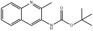 tert-Butyl (2-methylquinolin-3-yl)carbamate Struktur