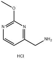 (2-Methoxypyrimidin-4-yl)methanamine dihydrochloride Struktur