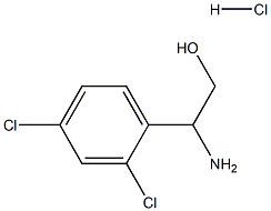 2-AMINO-2-(2,4-DICHLOROPHENYL)ETHAN-1-OL HYDROCHLORIDE Struktur