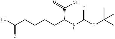 Boc-R-2-Aminopimelic acid Struktur