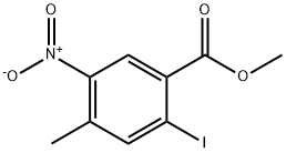 2-Iodo-4-methyl-5-nitro-benzoic acid methyl ester Struktur