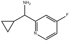 cyclopropyl(4-fluoropyridin-2-yl)methanamine Struktur