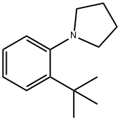 1-(2-(tert-butyl)phenyl)pyrrolidine Struktur