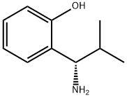 2-((1S)-1-AMINO-2-METHYLPROPYL)PHENOL Struktur