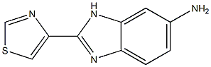 1H-Benzimidazol-6-amine,2-(4-thiazolyl)- Struktur