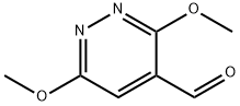 3,6-Dimethoxy-4-pyridazinecarboxaldehyde Struktur