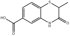 2-METHYL-3-OXO-3,4-DIHYDRO-2H-BENZO[B][1,4]THIAZINE-6-CARBOXYLIC ACID, 272437-85-1, 結(jié)構(gòu)式