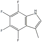 1H-Indole, 4,5,6,7-tetrafluoro-3-methyl-