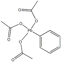 Plumbane,tris(acetyloxy)phenyl- Struktur