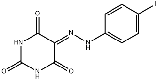 5-[(4-iodophenyl)hydrazono]-2,4,6(1H,3H,5H)-pyrimidinetrione Struktur