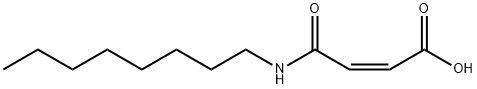 2-Butenoic acid,4-(octylamino)-4-oxo-, (2Z)- Struktur