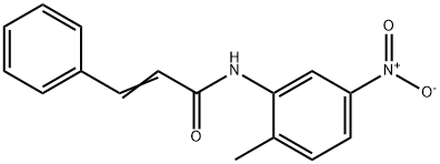 N-(2-methyl-5-nitrophenyl)-3-phenylacrylamide Struktur