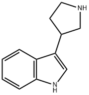 3-pyrrolidin-3-yl-1H-indole Struktur