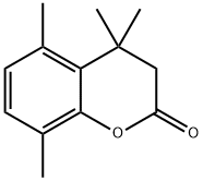 4,4,5,8-tetramethylchroman-2-one Struktur