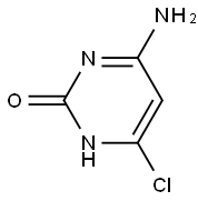 4-amino-6-chloro-1H-pyrimidin-2-one Struktur