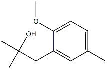 1-(2-methoxy-5-methylphenyl)-2-methylpropan-2-ol Struktur