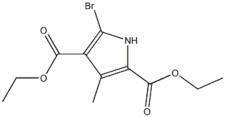 1H-Pyrrole-2,4-dicarboxylicacid, 5-bromo-3-methyl-, 2,4-diethyl ester