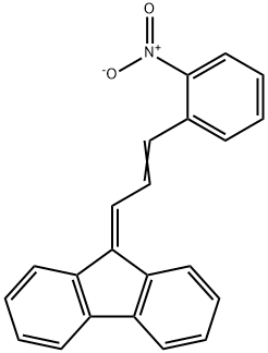 9H-Fluorene,9-[3-(2-nitrophenyl)-2-propen-1-ylidene]- Struktur