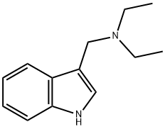 INDOLE, 3-((DIETHYLAMINO)METHYL)- Struktur