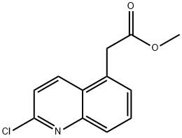 methyl 2-(2-chloroquinolin-5-yl)acetate Struktur